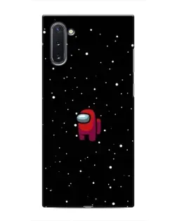 Чехол для Samsung Galaxy Note 10 с картинкой «Красный Among Us»