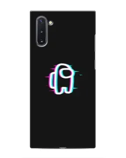 Чехол для Samsung Galaxy Note 10 с картинкой «Among Us неон»