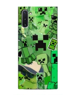 Чохол для Samsung Galaxy Note 10 з картинкою «Кріпери Minecraft»