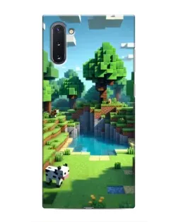 Чохол для Samsung Galaxy Note 10 з картинкою «Minecraft літній день»