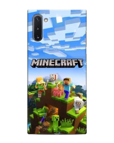 Чохол для Samsung Galaxy Note 10 з картинкою «Minecraft класичний світ»