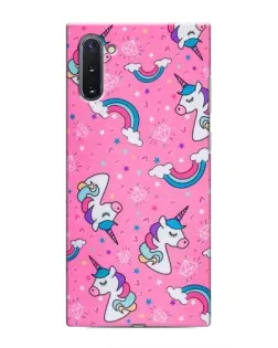 Чехол для Samsung Galaxy Note 10 с картинкой «Unicorn паттерн розовый» Чехол для Samsung Galaxy Note 10 с картинкой «Unicorn паттерн розовый»