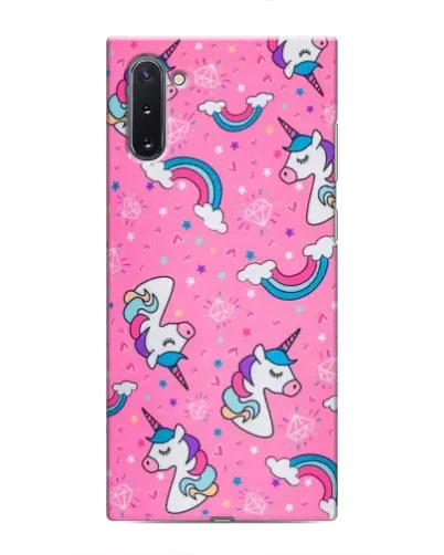 Чехол для Samsung Galaxy Note 10 с картинкой «Unicorn паттерн розовый» Чехол для Samsung Galaxy Note 10 с картинкой «Unicorn паттерн розовый»