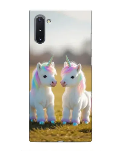 Чехол для Samsung Galaxy Note 10 с картинкой «Пара единорогов» Чехол для Samsung Galaxy Note 10 с картинкой «Пара единорогов»