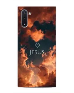 Чохол для Samsung Galaxy Note 10 з картинкою «Сяйво Імені Jesus»