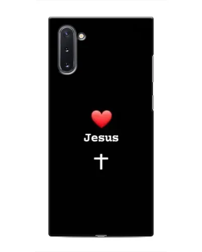 Чехол для Samsung Galaxy Note 10 с картинкой «Сердце - Jesus» Чехол для Samsung Galaxy Note 10 с картинкой «Сердце - Jesus»