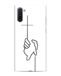 Чохол для Samsung Galaxy Note 10 з картинкою «Рука тримає»