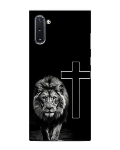 Чехол для Samsung Galaxy Note 10 с картинкой «Лев и Крест» Чехол для Samsung Galaxy Note 10 с картинкой «Лев и Крест»