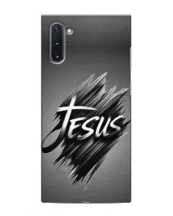 Чехол для Samsung Galaxy Note 10 с картинкой «Надпись Jesus Graffiti»