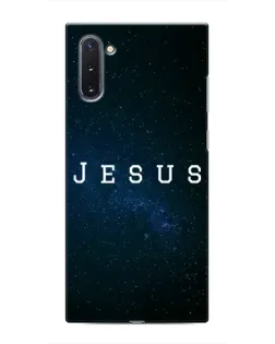 Чехол для Samsung Galaxy Note 10 с картинкой «Звездное небо Jesus»
