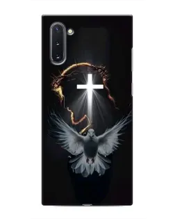 Чехол для Samsung Galaxy Note 10 с картинкой «Голубь и Свет»