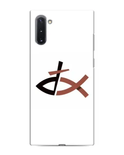 Чехол для Samsung Galaxy Note 10 с картинкой «Рыба и крест» Чехол для Samsung Galaxy Note 10 с картинкой «Рыба и крест»