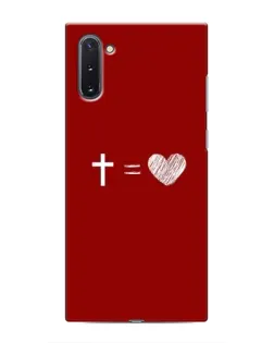 Чохол для Samsung Galaxy Note 10 з картинкою «Рівняння любові»