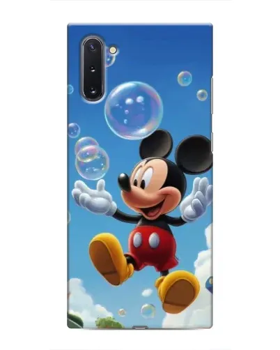 Чехол для Samsung Galaxy Note 10 с картинкой «Mickey и мыльные пузыри»