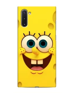 Чехол для Samsung Galaxy Note 10 с картинкой «Губка Боб улыбка»