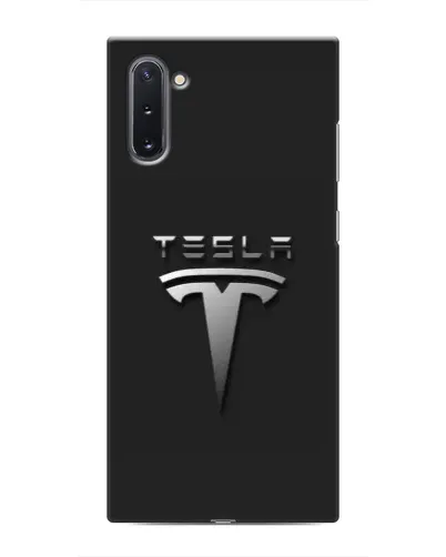 Чохол для Samsung Galaxy Note 10 з картинкою «Сталевий логотип Tesla» Чохол для Samsung Galaxy Note 10 з картинкою «Сталевий логотип Tesla»