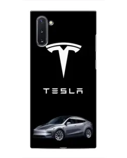 Чохол для Samsung Galaxy Note 10 з картинкою «Tesla Model Y»