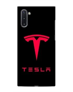 Чохол для Samsung Galaxy Note 10 з картинкою «Tesla Red Logo»