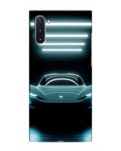 Чохол для Samsung Galaxy Note 10 з картинкою «Tesla в неоні» Чохол для Samsung Galaxy Note 10 з картинкою «Tesla в неоні»