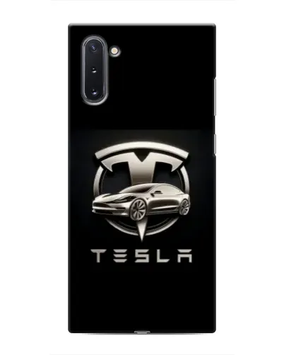 Чохол для Samsung Galaxy Note 10 з картинкою «Tesla — срібне авто» Чохол для Samsung Galaxy Note 10 з картинкою «Tesla — срібне авто»