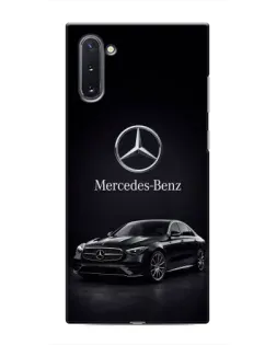 Чехол для Samsung Galaxy Note 10 с картинкой «Mercedes — решетка радиатора»