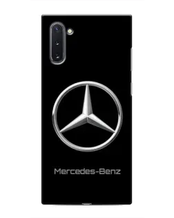 Чехол для Samsung Galaxy Note 10 с картинкой «Mercedes Silver Logo»