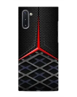 Чехол для Samsung Galaxy Note 10 с картинкой «Mercedes Carbon Grid»