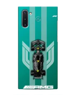 Чехол для Samsung Galaxy Note 10 с картинкой «Mercedes AMG Petronas»