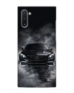 Чехол для Samsung Galaxy Note 10 с картинкой «Mercedes в дыму»