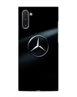 Чохол для Samsung Galaxy Note 10 з картинкою «Mercedes на металі»
