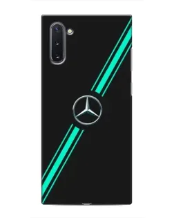 Чохол для Samsung Galaxy Note 10 з картинкою «Спортивні лінії Mercedes»