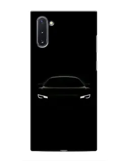 Чехол для Samsung Galaxy Note 10 с картинкой «Взгляд Audi в темноте»