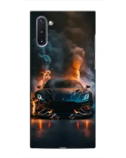 Чохол для Samsung Galaxy Note 10 з картинкою «Lamborghini димна естетика»