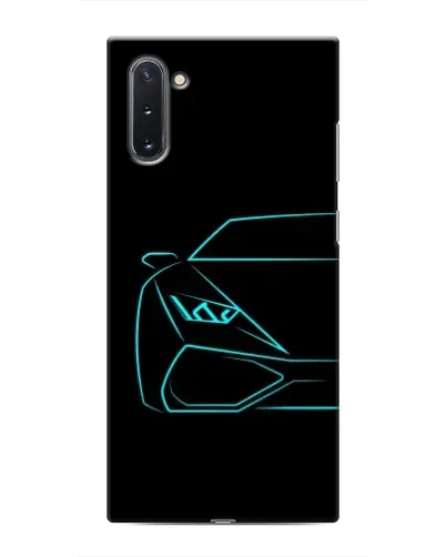 Чохол для Samsung Galaxy Note 10 з картинкою «Блакитний силует Lamborghini» Чохол для Samsung Galaxy Note 10 з картинкою «Блакитний силует Lamborghini»