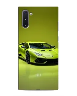 Чохол для Samsung Galaxy Note 10 з картинкою «Салатовий Lamborghini Huracan»