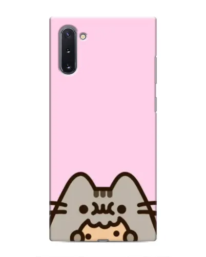 Чехол для Samsung Galaxy Note 10 с картинкой «Pusheen и печенье»