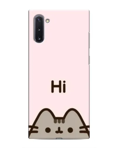 Чехол для Samsung Galaxy Note 10 с картинкой «Пушин говорит Hi»