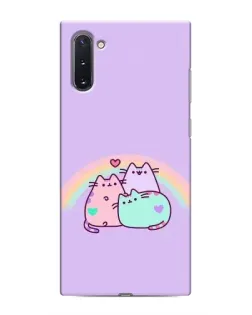 Чехол для Samsung Galaxy Note 10 с картинкой «Радужные Пушины»