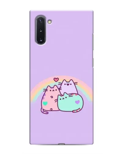 Чехол для Samsung Galaxy Note 10 с картинкой «Радужные Пушины»