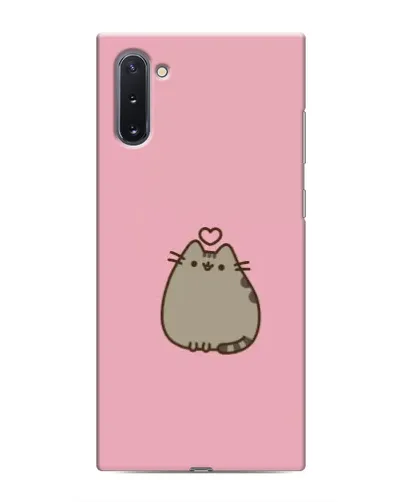 Чехол для Samsung Galaxy Note 10 с картинкой «Pusheen сердце»