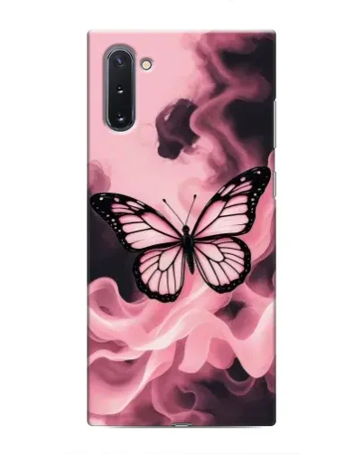 Чохол для Samsung Galaxy Note 10 з картинкою «Метелик у диму»