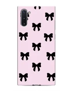 Чохол для Samsung Galaxy Note 10 з картинкою «Чорні банти Coquette»