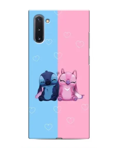 Чехол для Samsung Galaxy Note 10 с картинкой «Stitch и Angel Love»