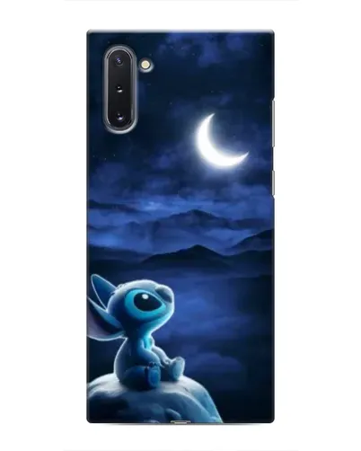 Чехол для Samsung Galaxy Note 10 с картинкой «Лунная ночь Стича»