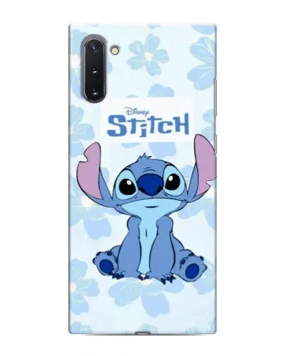 Чехол для Samsung Galaxy Note 10 с картинкой «Stitch среди цветов»