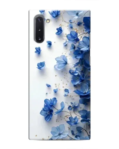 Чохол для Samsung Galaxy Note 10 з картинкою «Блакитний квітковий каскад»