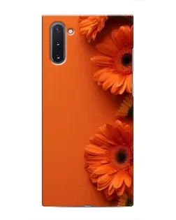 Чохол для Samsung Galaxy Note 10 з картинкою «Помаранчеві гербери»