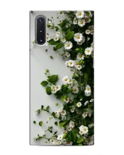 Чохол для Samsung Galaxy Note 10 з картинкою «Гілка дрібних білих квітів»