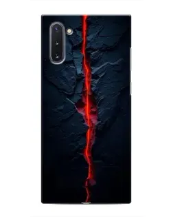 Чохол для Samsung Galaxy Note 10 з картинкою «Червона лавова тріщина»