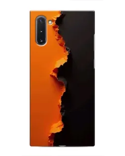 Чохол для Samsung Galaxy Note 10 з картинкою «Помаранчевий розлом»
